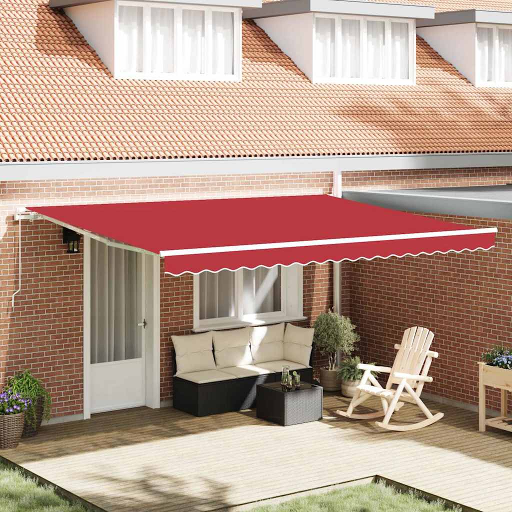 Varikatuse Asenduskangas 4.5x3.5 m Punane