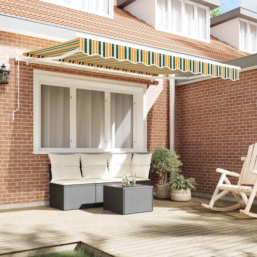 Vervangingsdoek voor zonnescherm Groen en geel 235 x 195 cm image 3