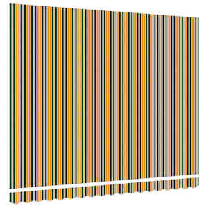 Náhradní látka na markýzu Zelená a žlutá 4 × 3,5 m Polyester - obrázek 4