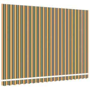 Náhradní látka na markýzu Zelená a žlutá 4,5 × 3 m Polyester - obrázek 4