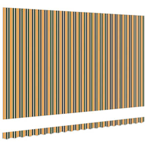 Náhradní látka na markýzu Zelená a žlutá 480 x 295 cm Polyester - obrázek 4