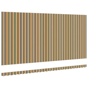 Náhradní látka na markýzu Zelená a žlutá 580 x 295 cm Polyester - obrázek 4