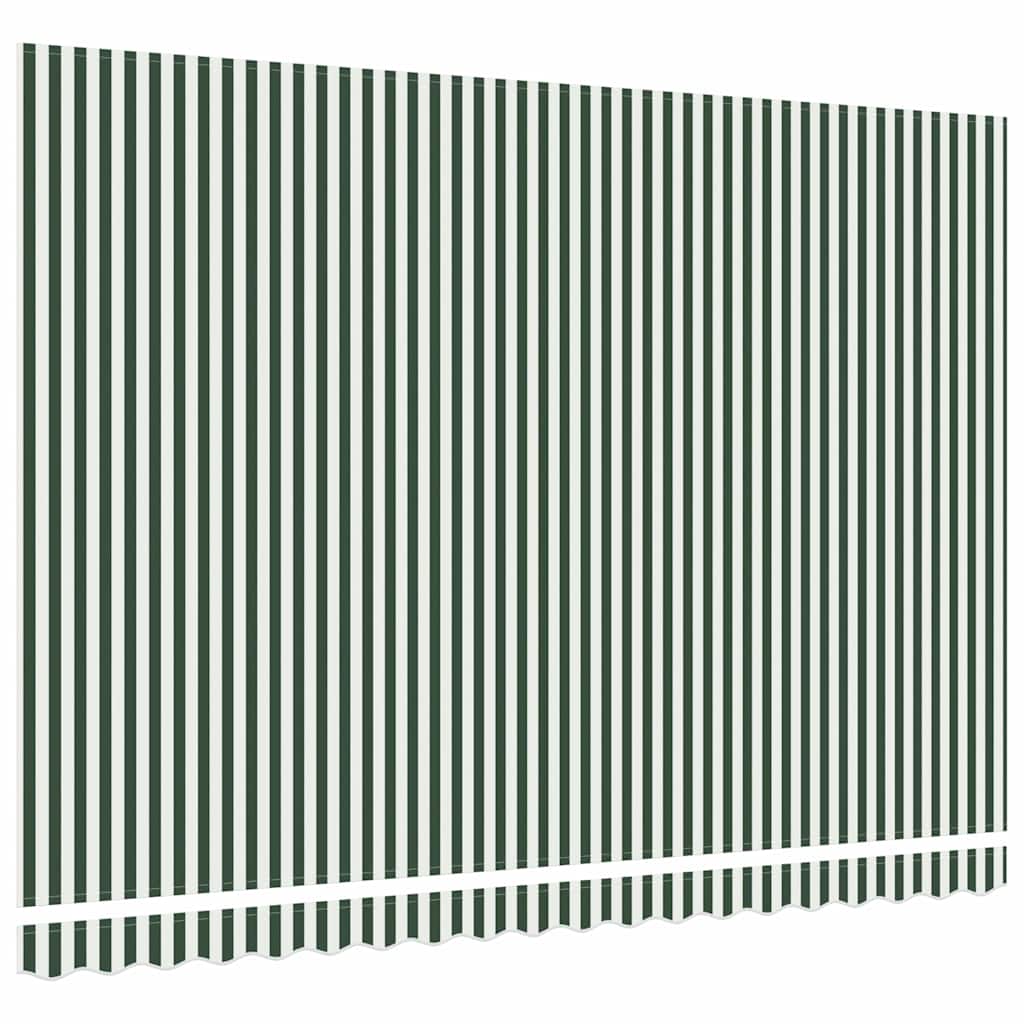 Vervangingsdoek voor zonnescherm Groen en Wit 430 x 345 cm image 4