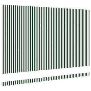 Náhradní látka na markýzu Zelená a bílá 480 x 295 cm Polyester - obrázek 4
