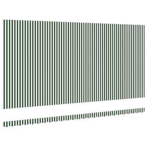 Náhradní látka na markýzu Zelená a bílá 580 x 295 cm Polyester - obrázek 4