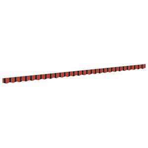 Náhradní lem markýzy Oranžová a Černá 580 x 20 cm Polyester - obrázek 2