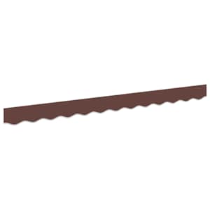 vidaXL Varikatusse katte asendamine Pruun Riba 230 x 20 cm Pol&uuml;ester