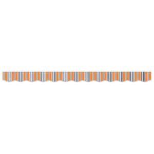Náhradní lem markýzy Vícebarevný 230 x 20 cm Polyester - obrázek 4