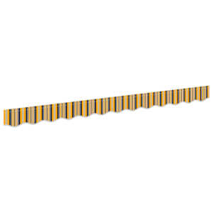Náhradní lem markýzy Žlutá a Šedá 230 x 20 cm Polyester - obrázek 2