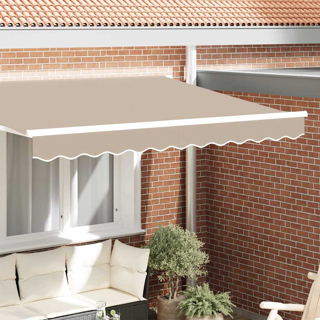 markisetæppe til 2,5 m ramme Beige 2,3x0,2 m