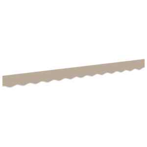 vidaXL Varikatusse katte asendamine Beež 330 x 20 cm Pol&uuml;ester
