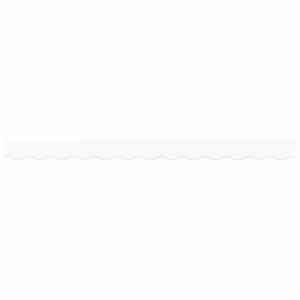 Náhradní lem markýzy Bílá 230 x 20 cm Polyester - obrázek 4