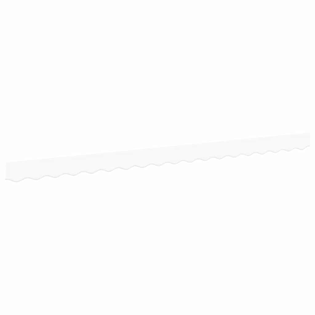 Vervangende markies volant Wit 4 m Polyester image 2
