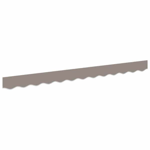 vidaXL Varikatusse katte asendamine Helehall 230 x 20 cm Pol&uuml;ester