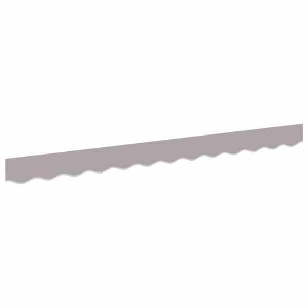 vidaXL Varikatusse katte asendamine Helehall 330 x 20 cm Pol&uuml;ester