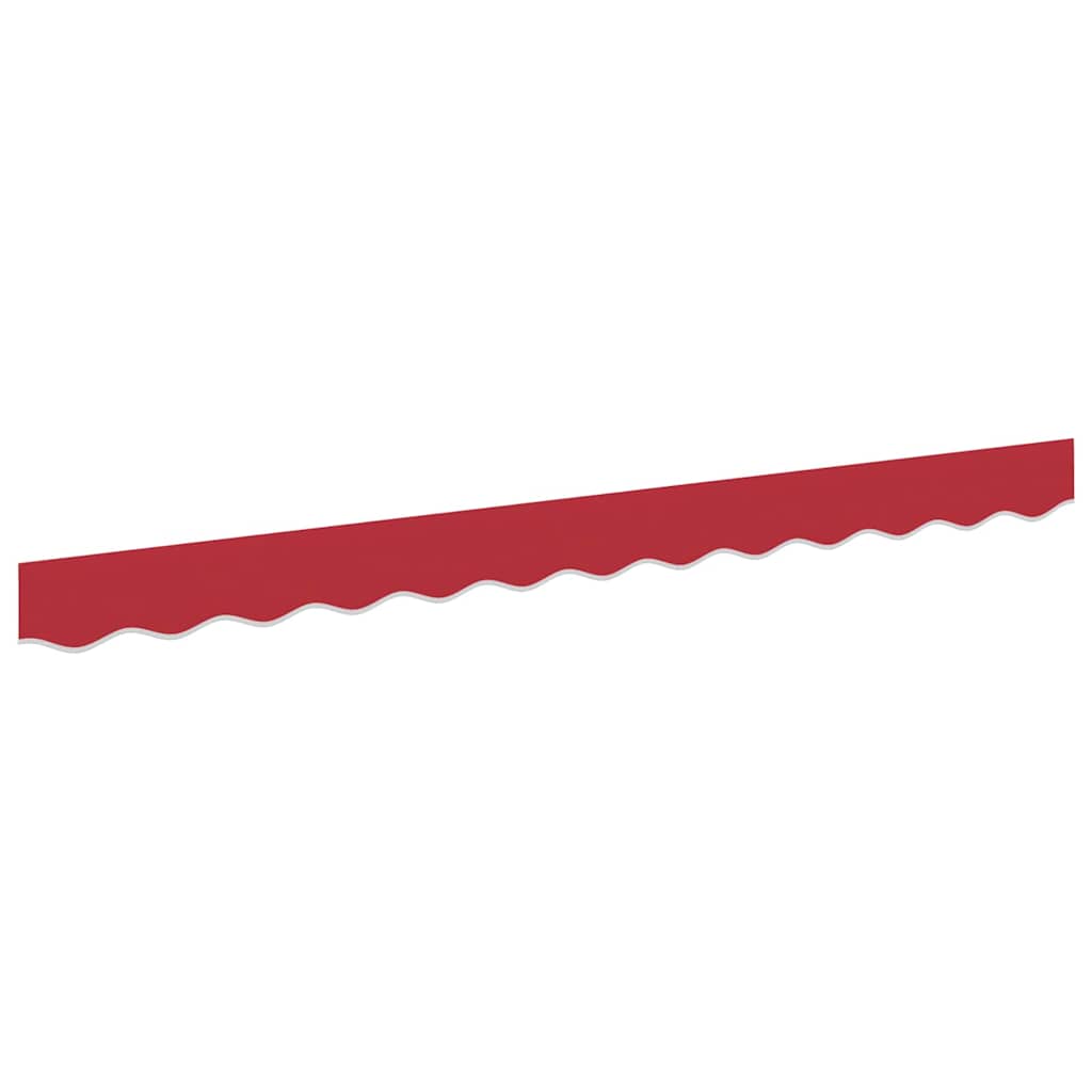Markiisivalance 3 m Kehykselle Punainen 2.8×0.2 m