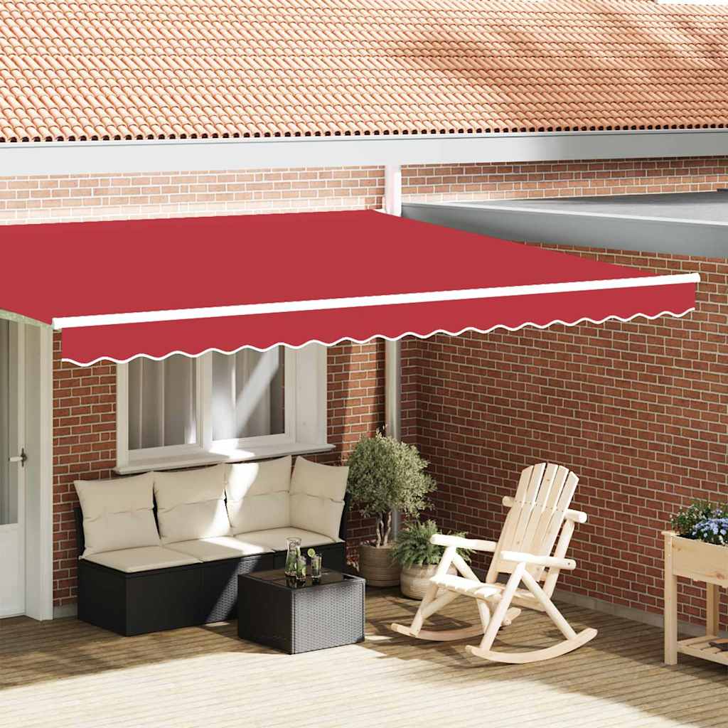 markise valance til 4.5 m ramme rød 4.3x0.2 m