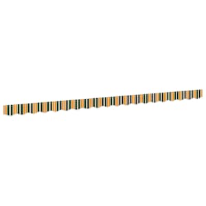 Markýza Zelená a žlutá 430 x 20 cm plátno - obrázek 2