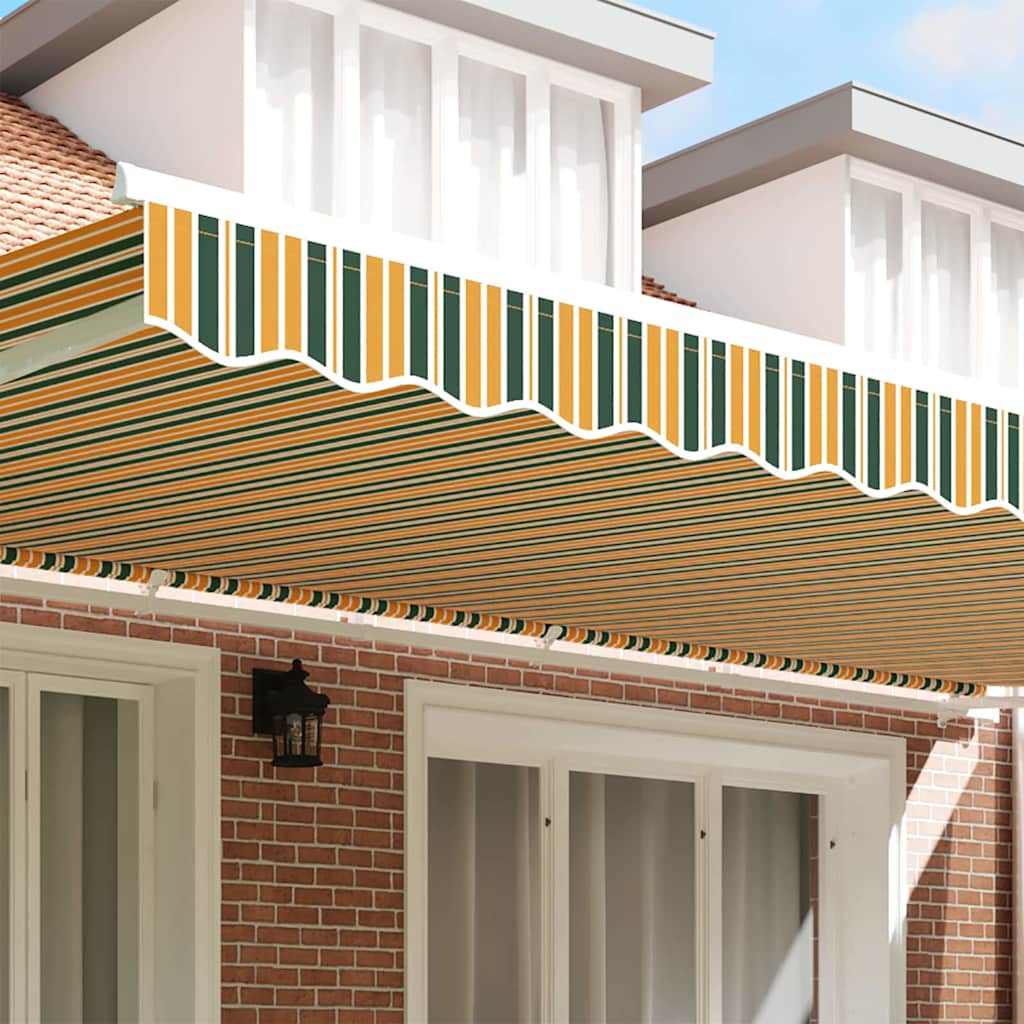 Markies Valance Groen en geel 580 x 20 cm Canvas image 3