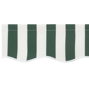 Náhradní lem markýzy Zelená a bílá 580 x 20 cm Polyester - obrázek 5