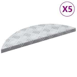 vidaXL Astme katte 5 tk 60 x 18 x 2,5 cm H&otilde;bedane Alumiinium Poolkuu