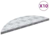 vidaXL Astme katte 10 tk 60 x 18 x 2,5 cm H&otilde;bedane Alumiinium Poolkuu