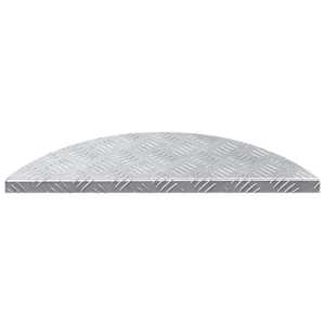 Schodové nášlapy 10 pcs Stříbrná 60 x 18 x 2,5 cm Hliník - obrázek 2