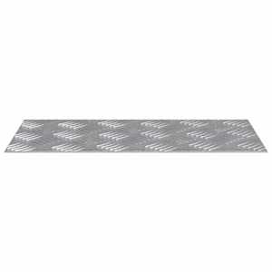 Schodové nášlapy Obdélníkový 2 pcs Stříbrná 40 x 20 cm Hliník - obrázek 4