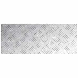 Schodové nášlapy Obdélníkový 4 pcs Stříbrná 50 x 20 cm Hliník - obrázek 5