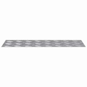 Schodové nášlapy Obdélníkový 4 pcs Stříbrná 60 x 20 cm Hliník - obrázek 4