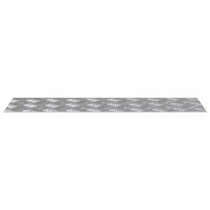 Schodové nášlapy Obdélníkový 4 pcs Stříbrná 70 x 20 cm Hliník - obrázek 4