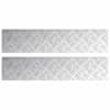 vidaXL Astme katte 2 tk 90 x 20 cm H&otilde;bedane Alumiinium Ristk&uuml;lik