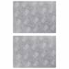 vidaXL Astme katte 2 tk 40 x 30 cm H&otilde;bedane Alumiinium Ristk&uuml;lik