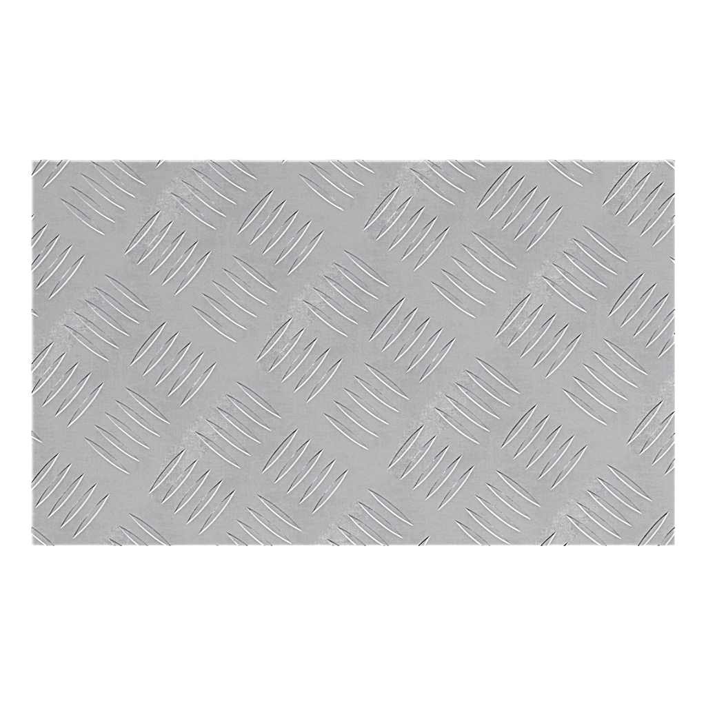 Checker Plaat 2 pcs Zilver 50 x 30 cm Aluminium image 3