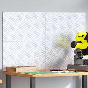 Stopnice Pravokotna 4 pcs srebrna 50 x 30 cm Aluminij