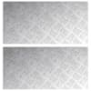 vidaXL Astme katte 2 tk 60 x 30 cm H&otilde;bedane Alumiinium Ristk&uuml;lik