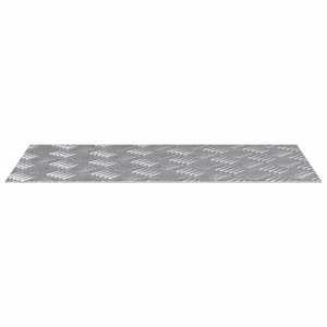 Schodové nášlapy Obdélníkový 2 pcs Stříbrná 60 x 30 cm Hliník - obrázek 4