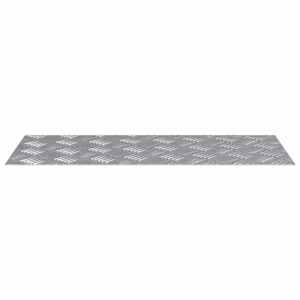 Schodové nášlapy Obdélníkový 2 pcs Stříbrná 70 x 30 cm Hliník - obrázek 4