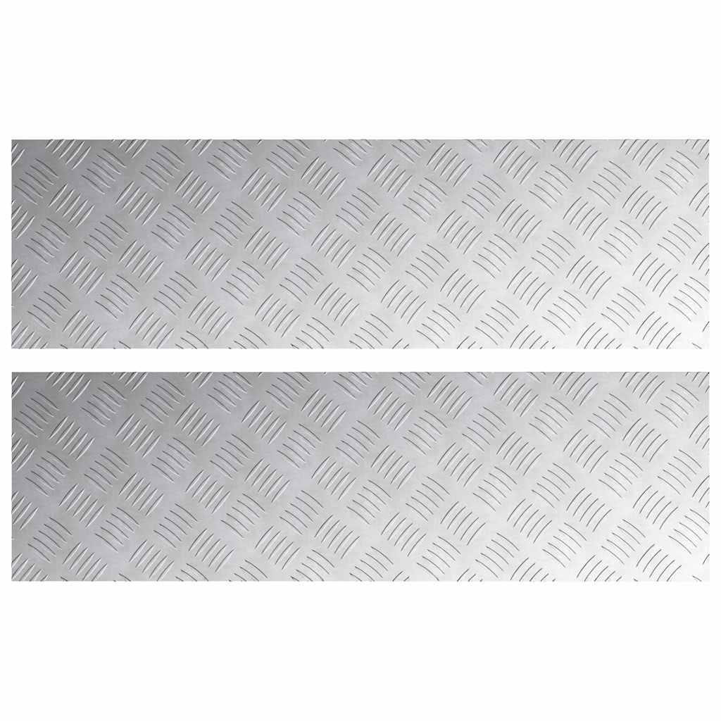 vidaXL Plăci de aluminiu  2 bucăți antiderapante 100x30 cm