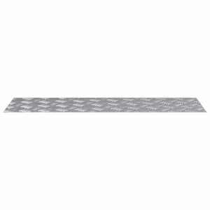 Schodové nášlapy Obdélníkový 4 pcs Stříbrná 100 x 30 cm Hliník - obrázek 4