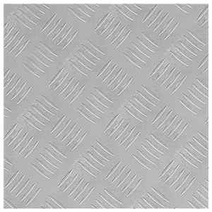 Schodové nášlapy Čtvercový 4 pcs Stříbrná 40 x 40 cm Hliník - obrázek 5