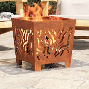 Stopnice Kvadrat 2 pcs srebrna 40 x 40 cm Aluminij