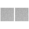 vidaXL Astme katte 2 tk 40 x 40 cm H&otilde;bedane Alumiinium Kandiline