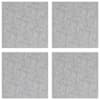 vidaXL Astme katte 4 tk 40 x 40 cm H&otilde;bedane Alumiinium Kandiline
