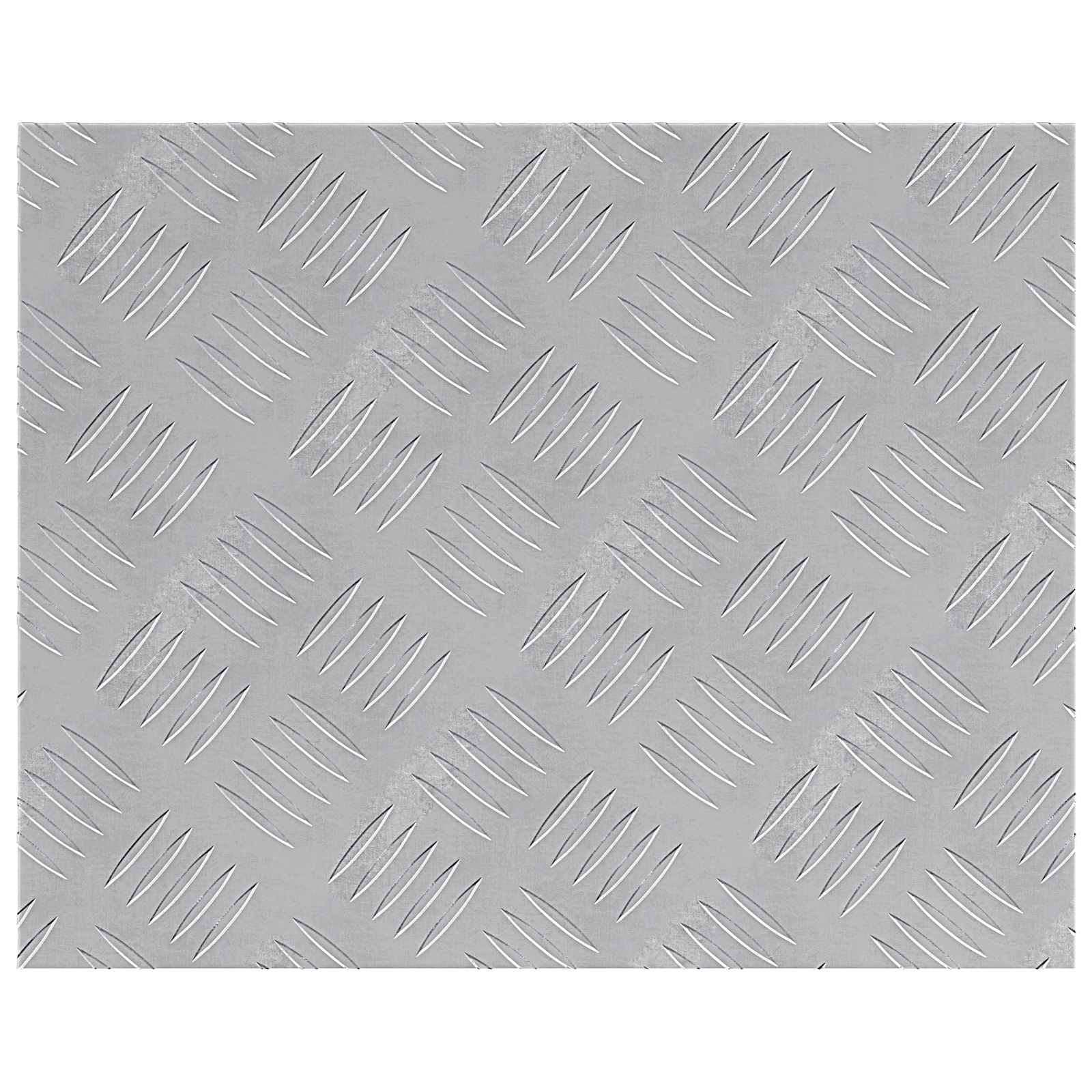 Checker Plaat 2 pcs Zilver 50 x 40 cm Aluminium image 2