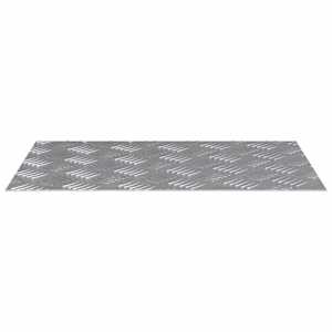 Schodové nášlapy Obdélníkový 4 pcs Stříbrná 60 x 40 cm Hliník - obrázek 4