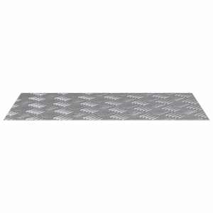 Schodové nášlapy Obdélníkový 4 pcs Stříbrná 70 x 40 cm Hliník - obrázek 4
