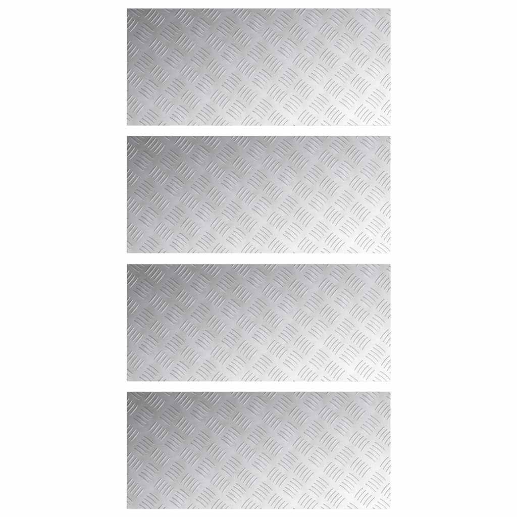 Thumbnail - vidaXL Rautenscheiben 4 pcs Silber 90 x 40 cm Aluminium
