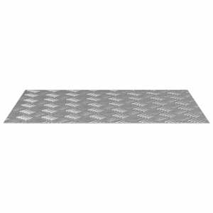 Schodové nášlapy Obdélníkový 4 pcs Stříbrná 70 x 50 cm Hliník - obrázek 4