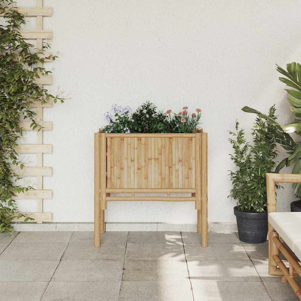Thumbnail - vidaXL Garten-Hochbeet Braun 70 x 35 x 70 cm Bambus